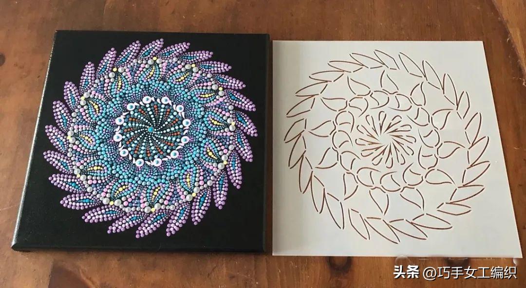 她用粗细不同的铅笔，棉签，牙签，筷子…竟把家里的旧物翻了个新