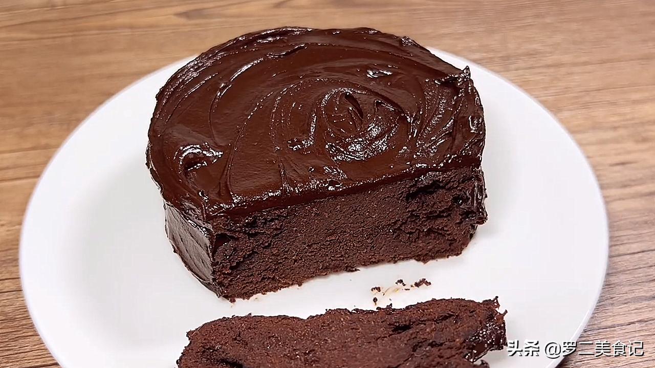巧克力布朗尼蛋糕做法不需要黄油,巧克力布朗尼蛋糕保姆级教程