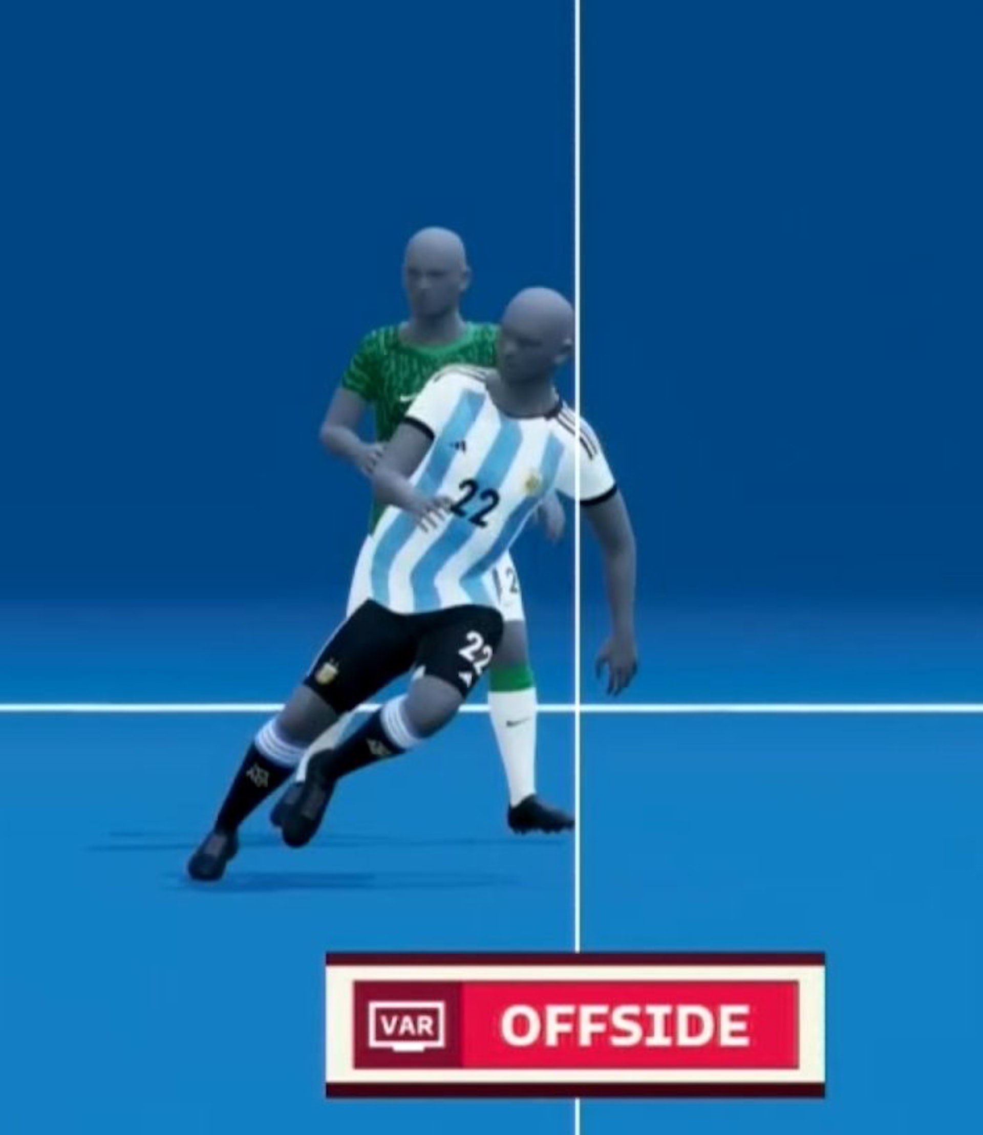 世界杯阿根廷沙特梅西越位,足球小将世界杯越位战术