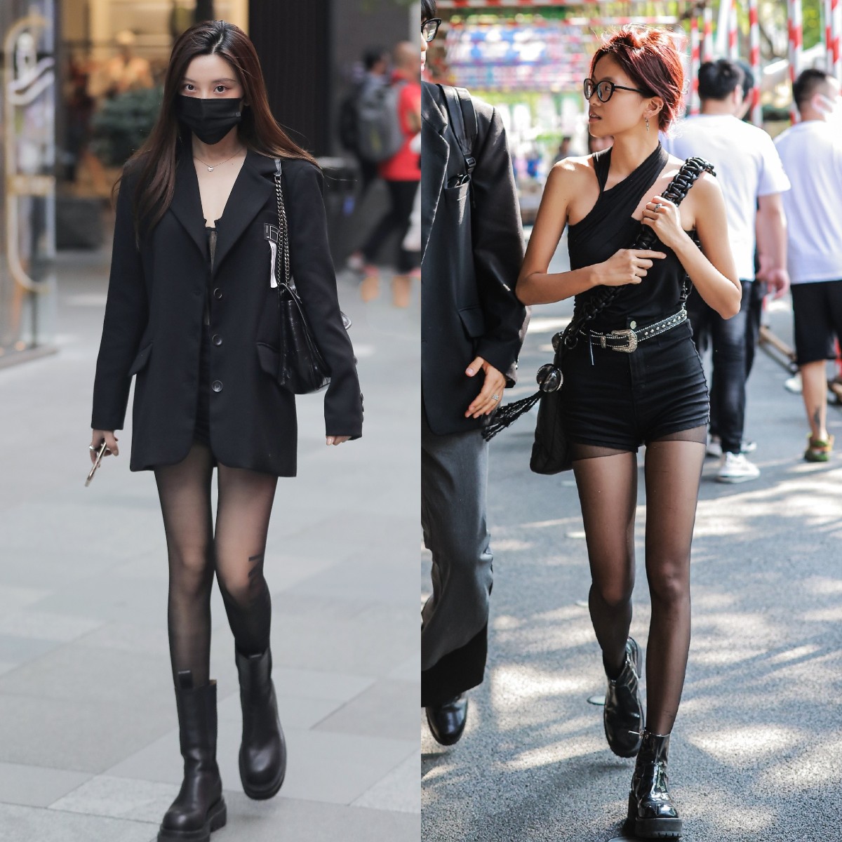 白丝小腿袜穿搭高级感,长腿袜怎么穿才更漂亮呢