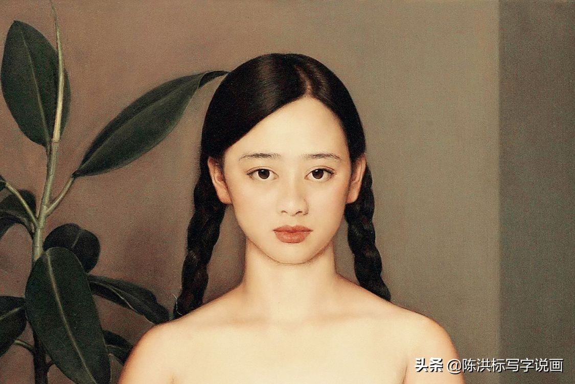 靳尚谊肖像画江山,靳尚谊女性画图片