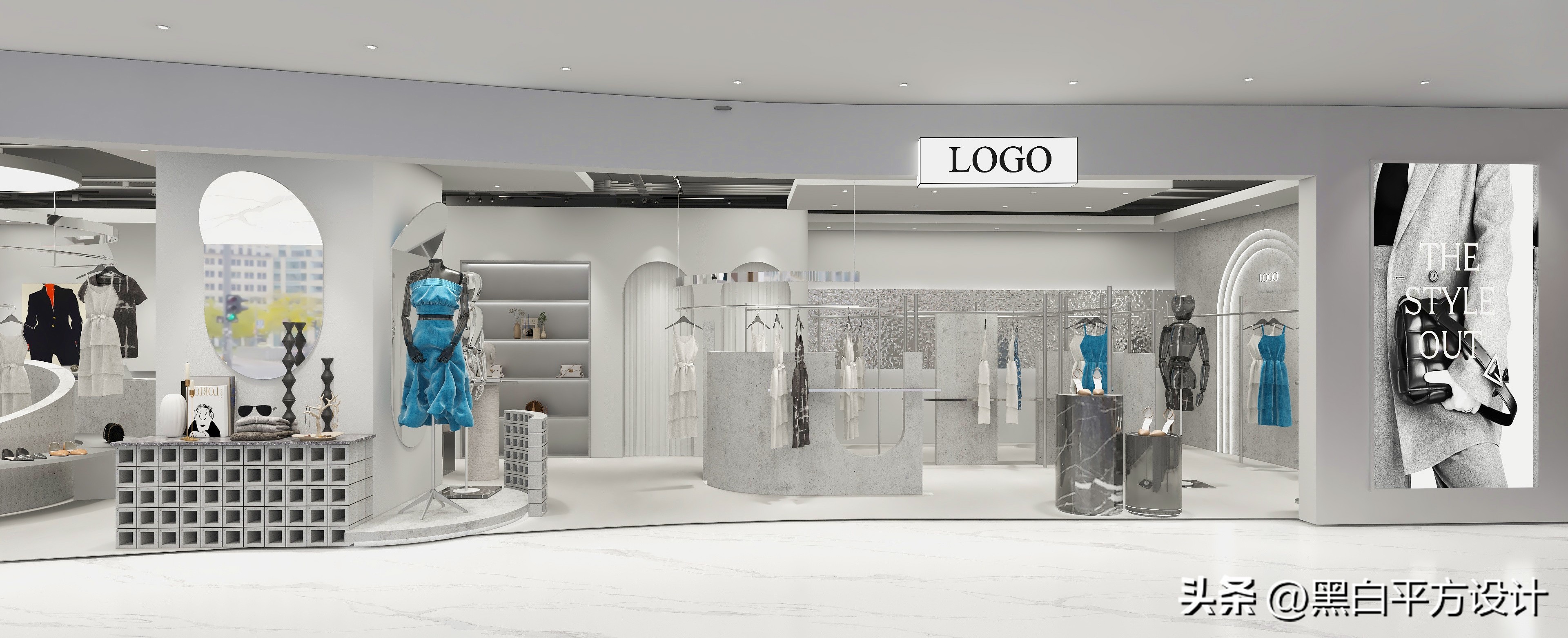 小众设计潮品工厂店,工业风买手店空间设计