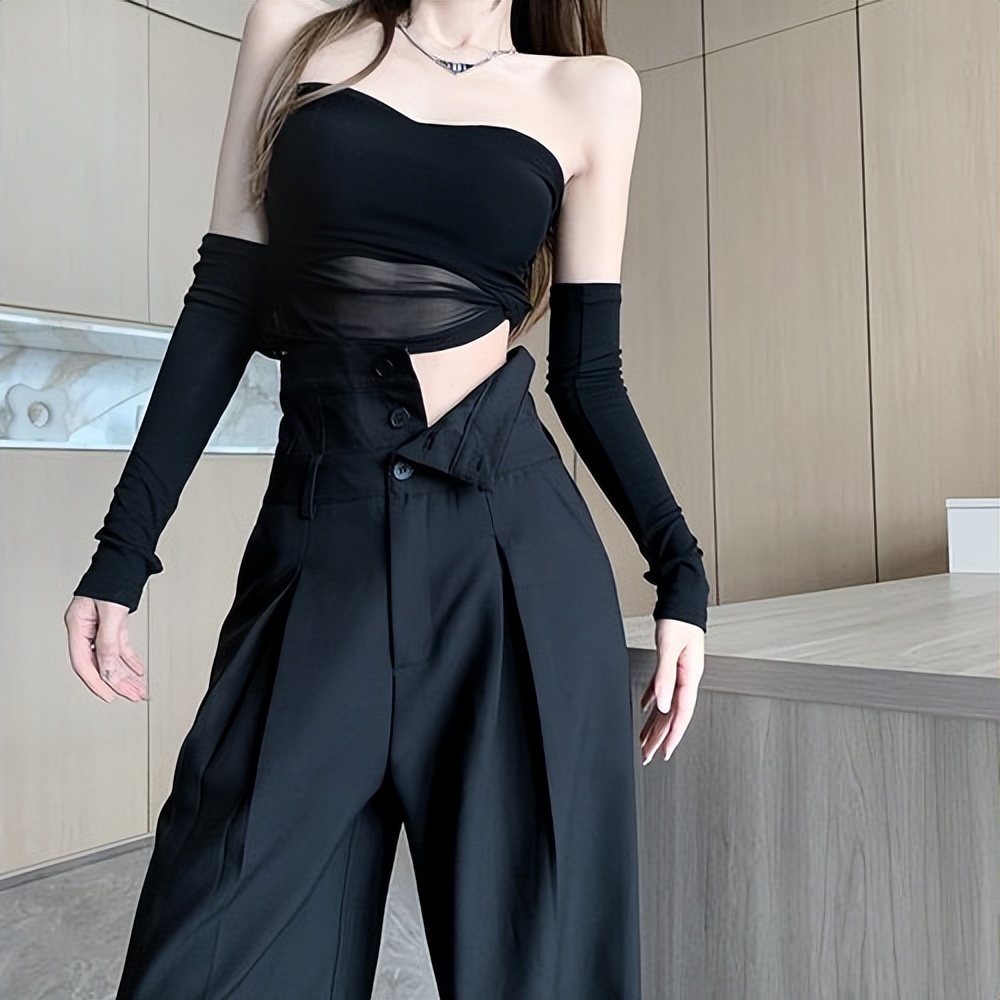 为什么在网上买的阔腿裤那么肥,阔腿裤选长裤还是九分裤