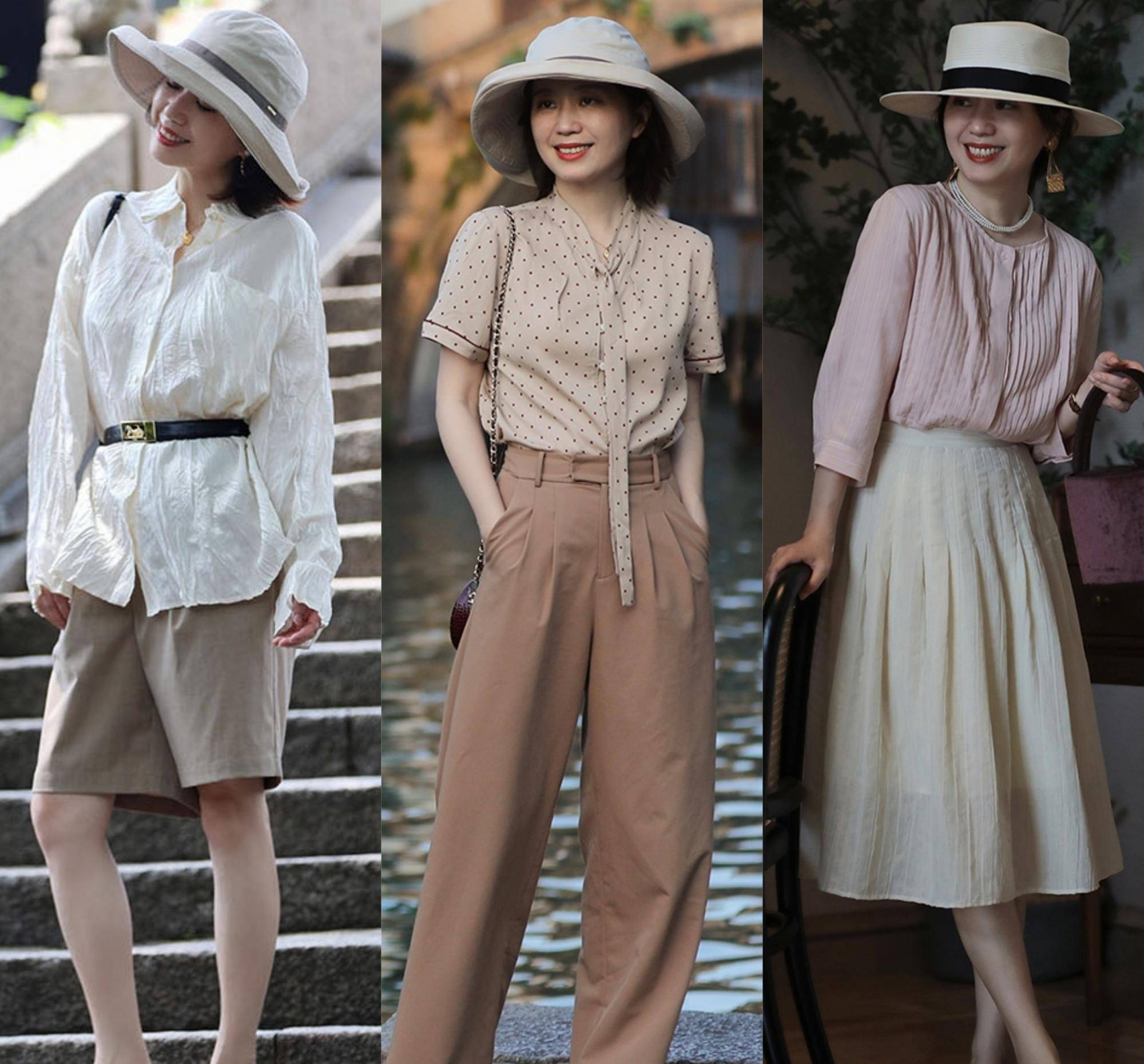 62岁奶奶不穿老人装,51岁不染发的奶奶