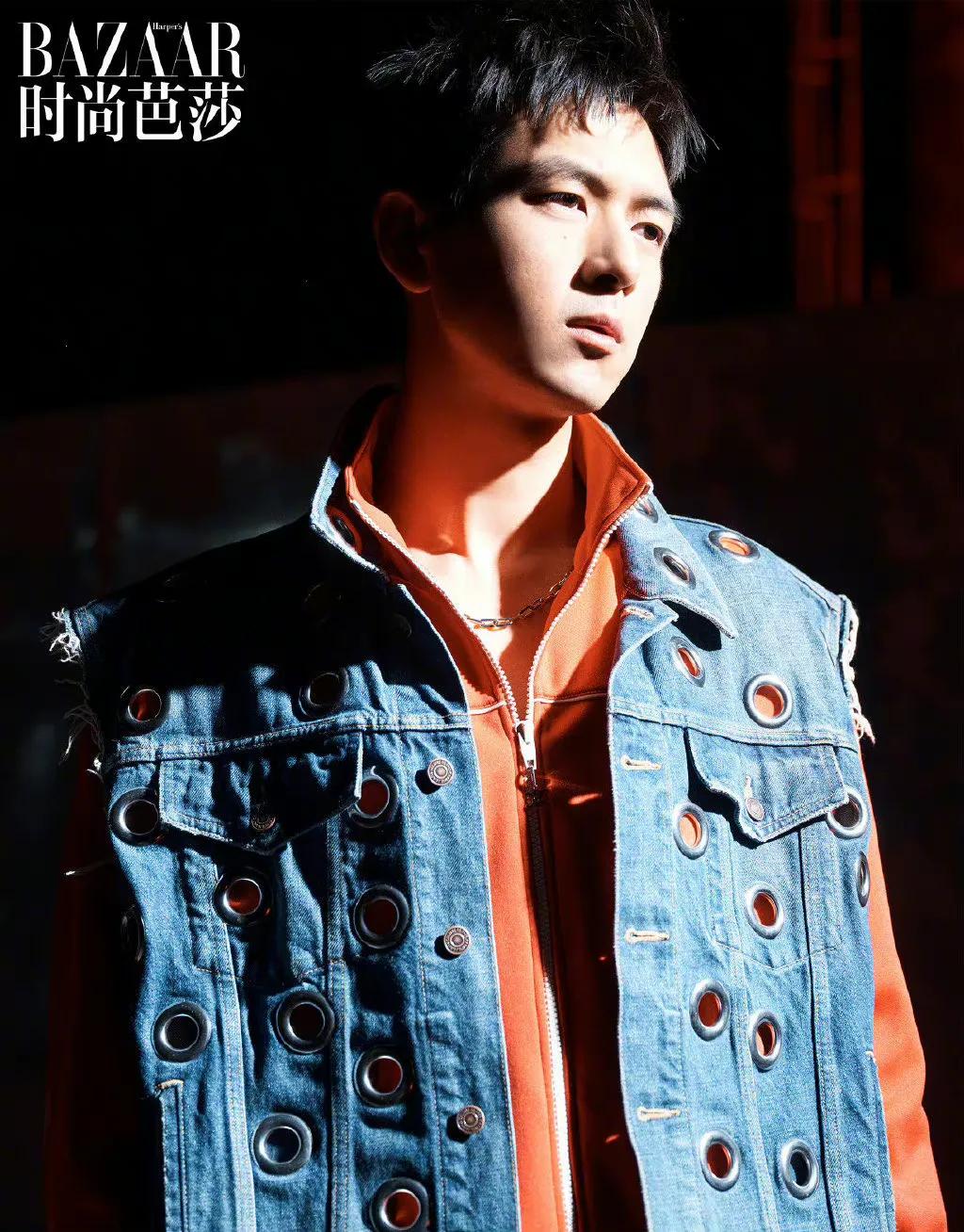 时尚芭莎肖战银发造型高清,肖战登时尚芭莎封面人物