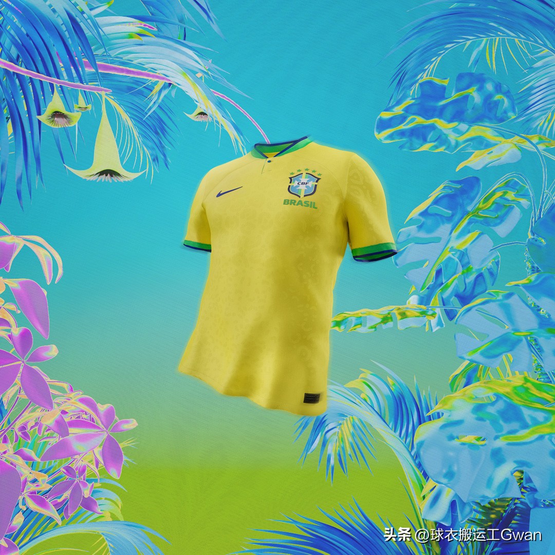 巴西国家队所有球衣,巴西2022世界杯
