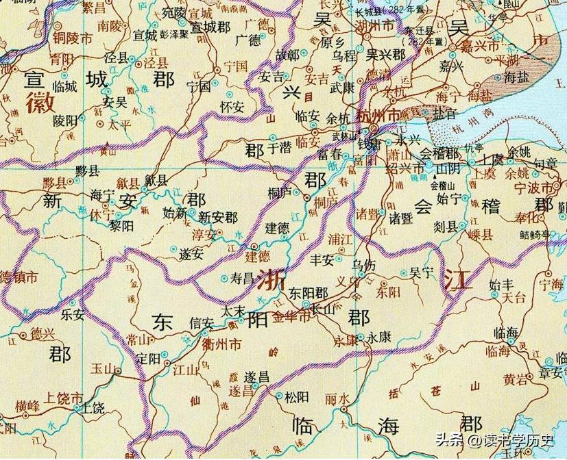 杭州历史地图高清版大图,浙江省地图杭州市地图高清版大图