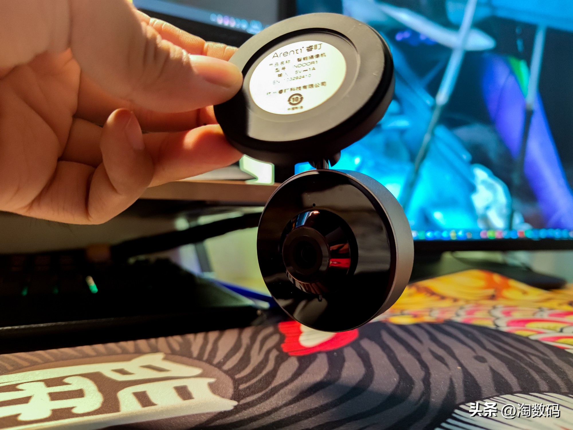 ￥59不惧洋垃圾：德国红点奖300万像素2K夜视监控镜头晒单简评