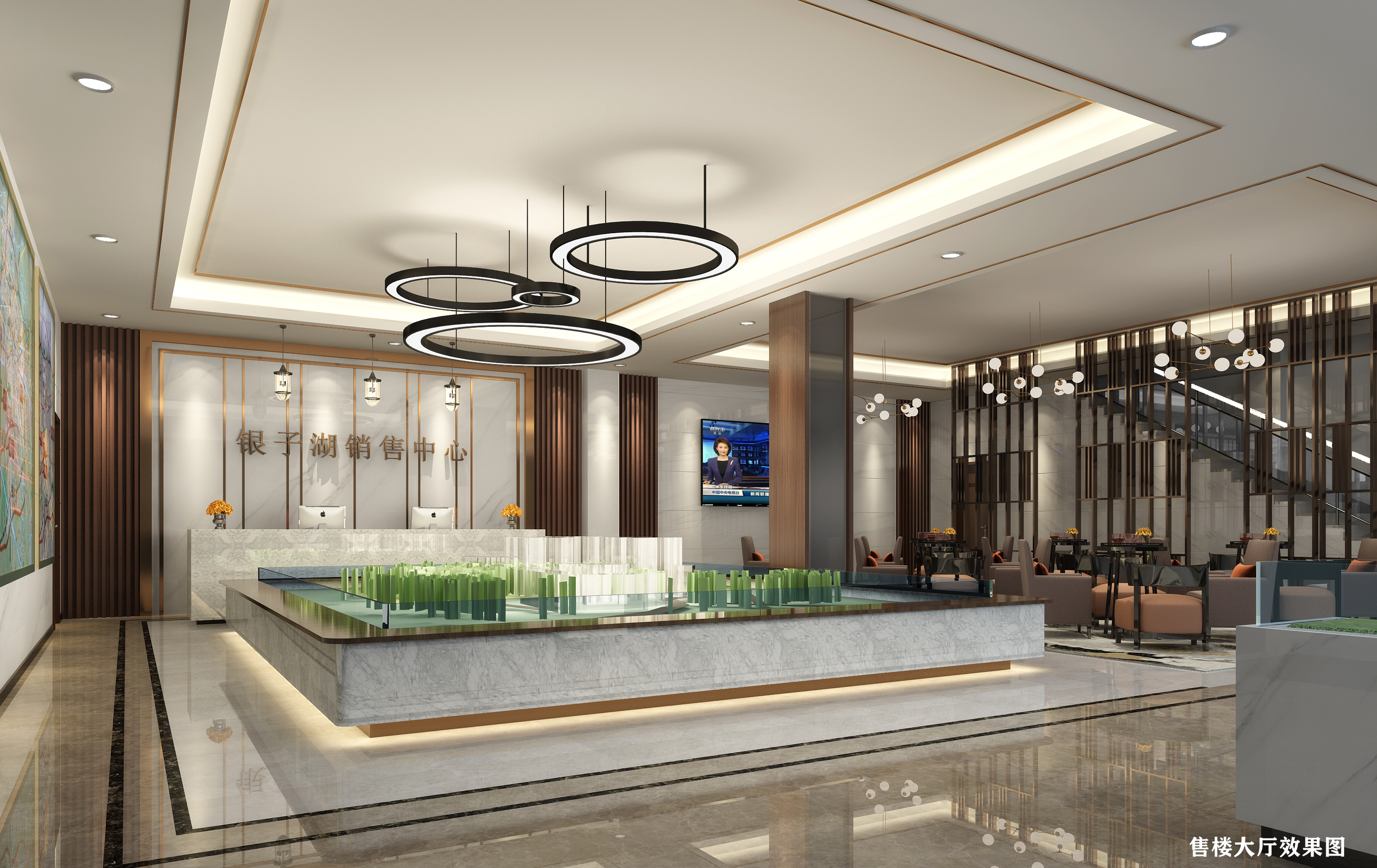 宁夏售楼部装修设计,宁夏售楼处装饰设计风格