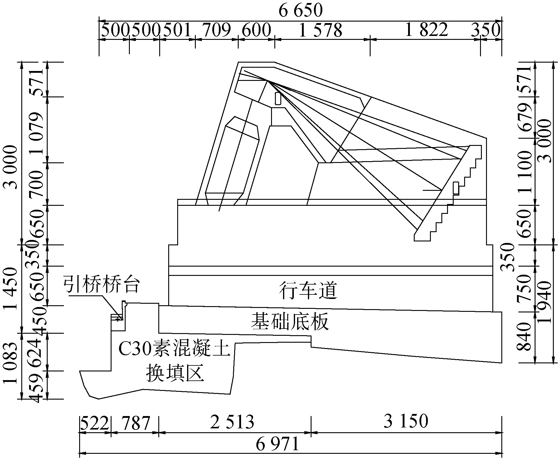 西江特大桥“通道锚”锚碇基础应力变形反演分析
