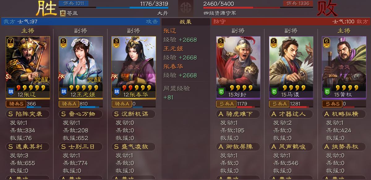 曹操张辽王元姬爆头骑最强阵容,三国志战略版张辽爆头骑阵容相克