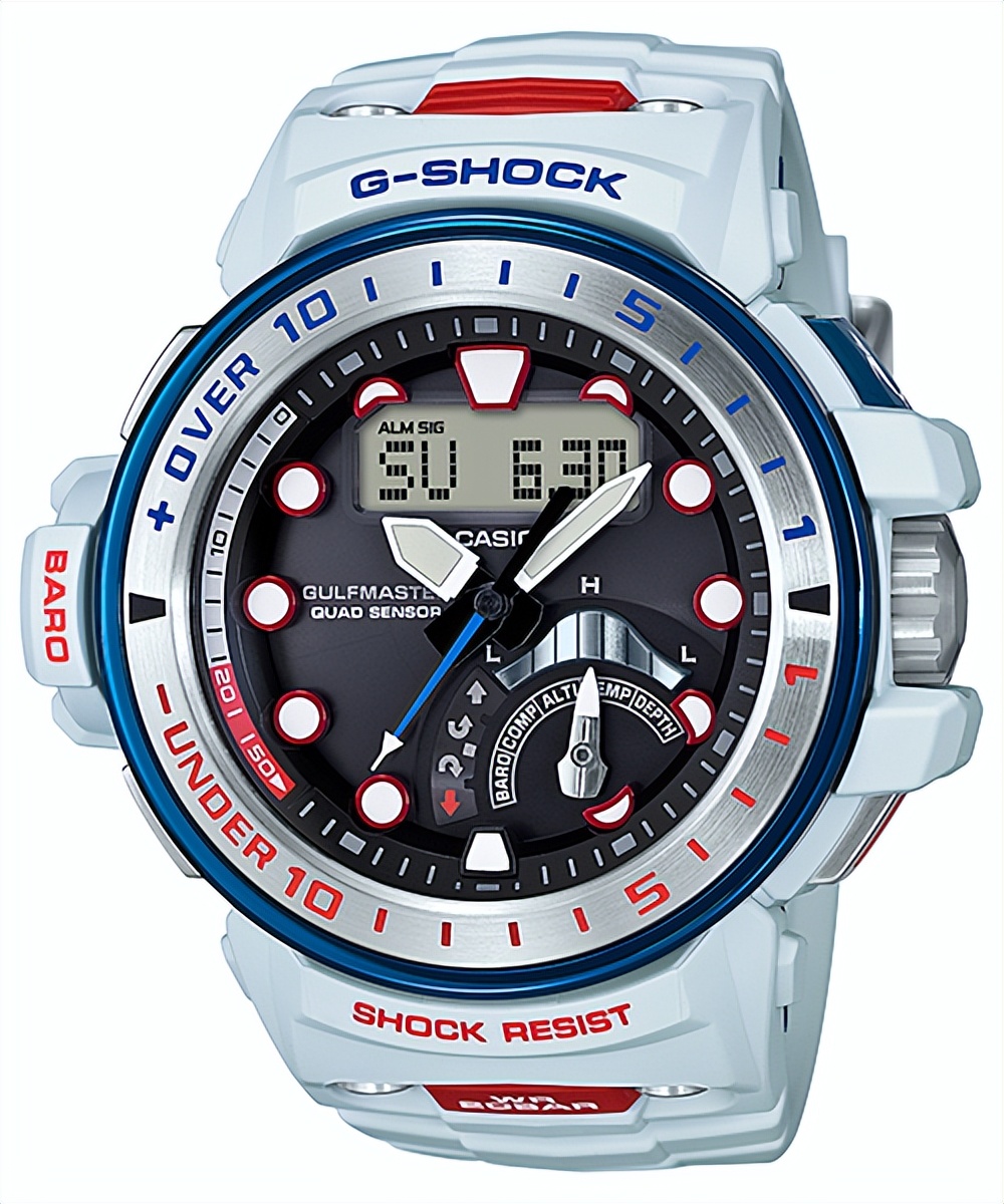 卡西欧g-shock海洋鲸鱼限量版,卡西欧g-shock航海系列100e-8