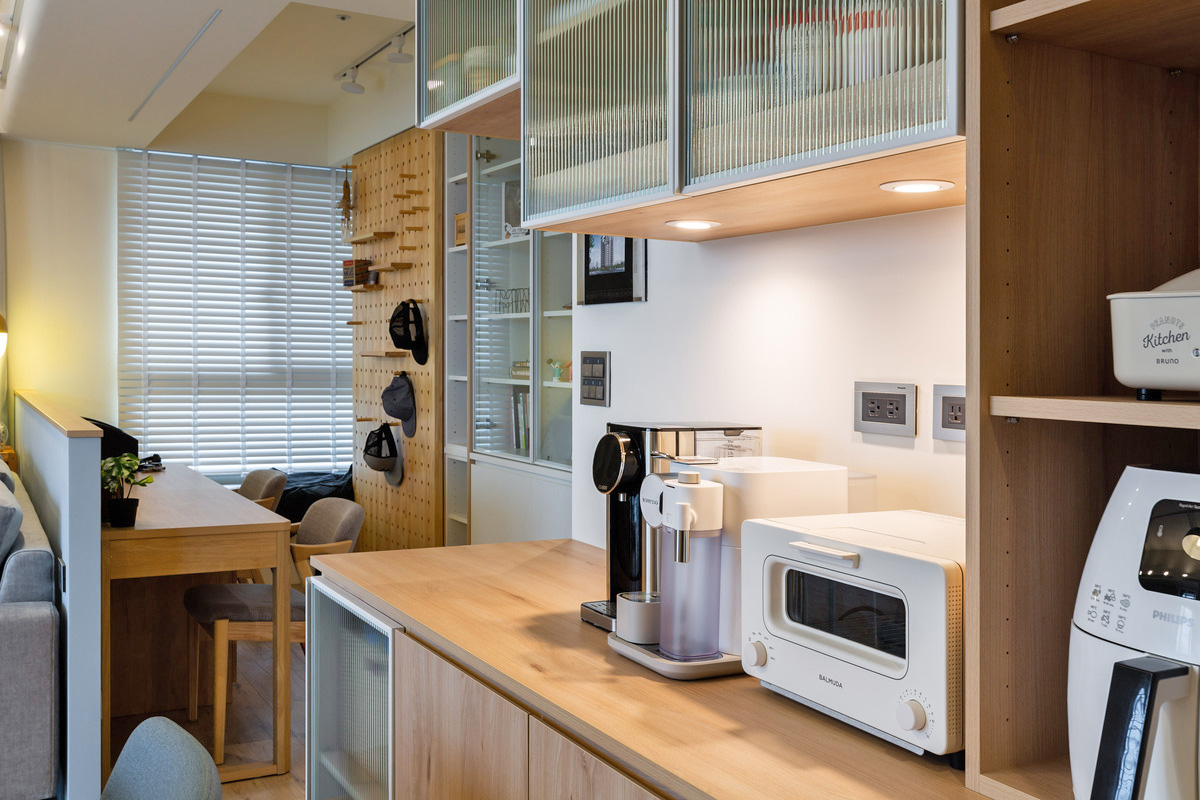 套内90平日式原木风装修,套内只有70平装修法式轻奢风