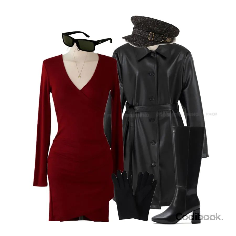 红色系穿搭过年成熟,红色系穿搭过年高级感