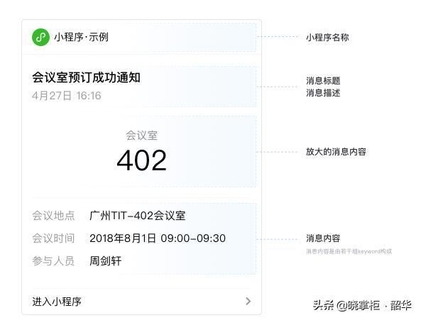 企业微信跳转小程序功能页面链接,微信小程序发送企业微信消息通知