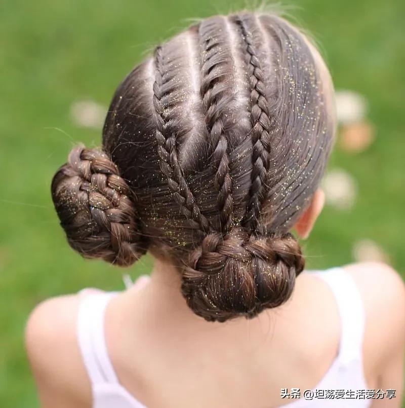 简易又日常的儿童编发,仙气十足的简单编发儿童女