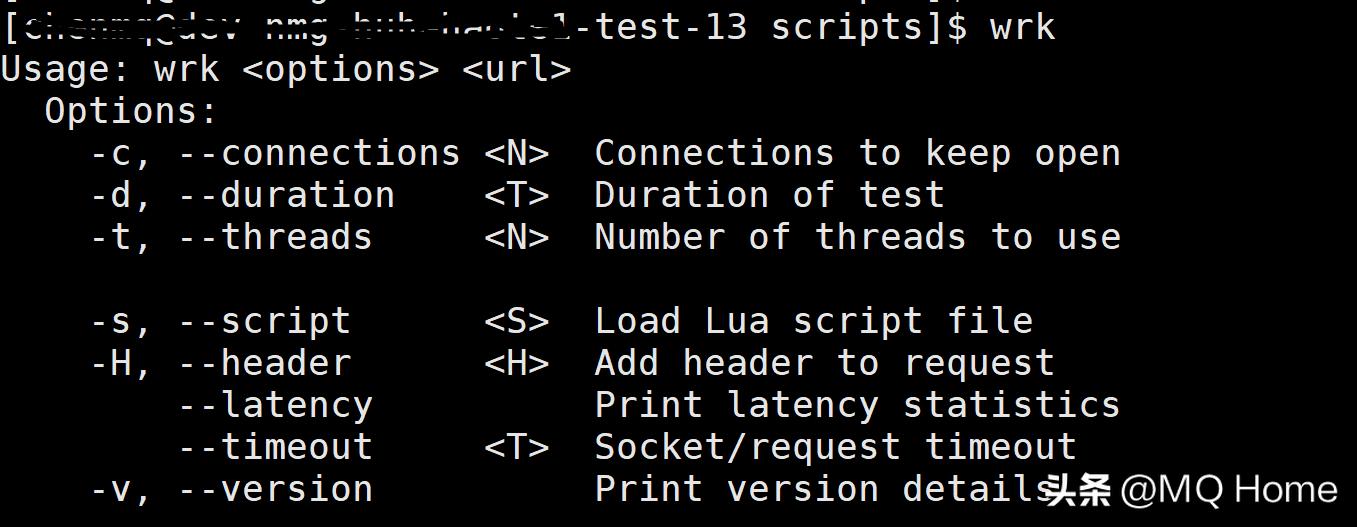 wrk参数化,wrk源码分析