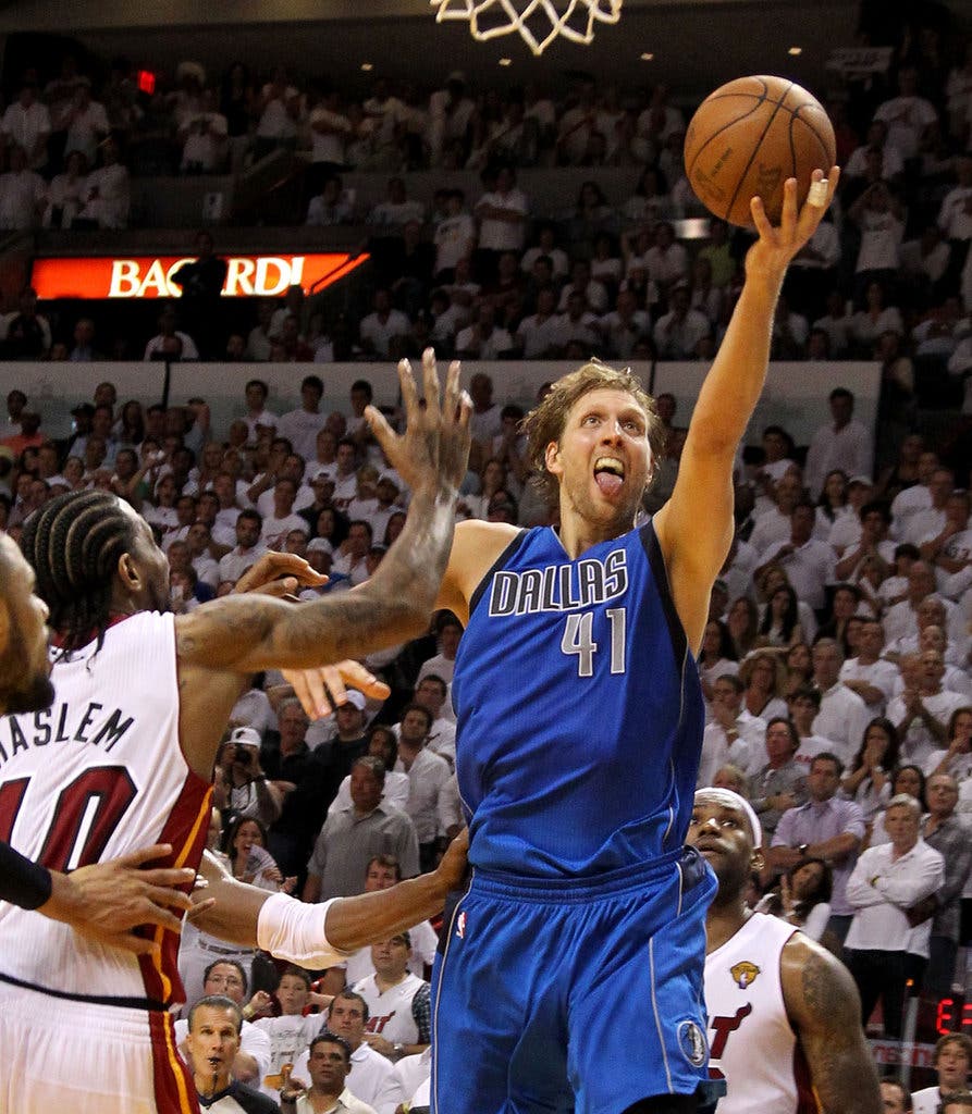 德克诺维茨基进球视频,德克诺维茨基单核带队