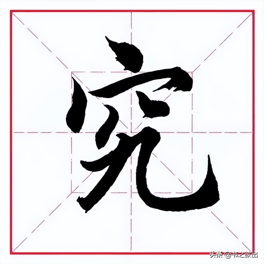 田英章毛笔楷书偏旁部首王字旁,田英章毛笔字偏旁部首的写法