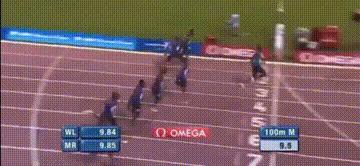 世界百米五虎vs中国百米五虎,男子百米十大最佳纪录