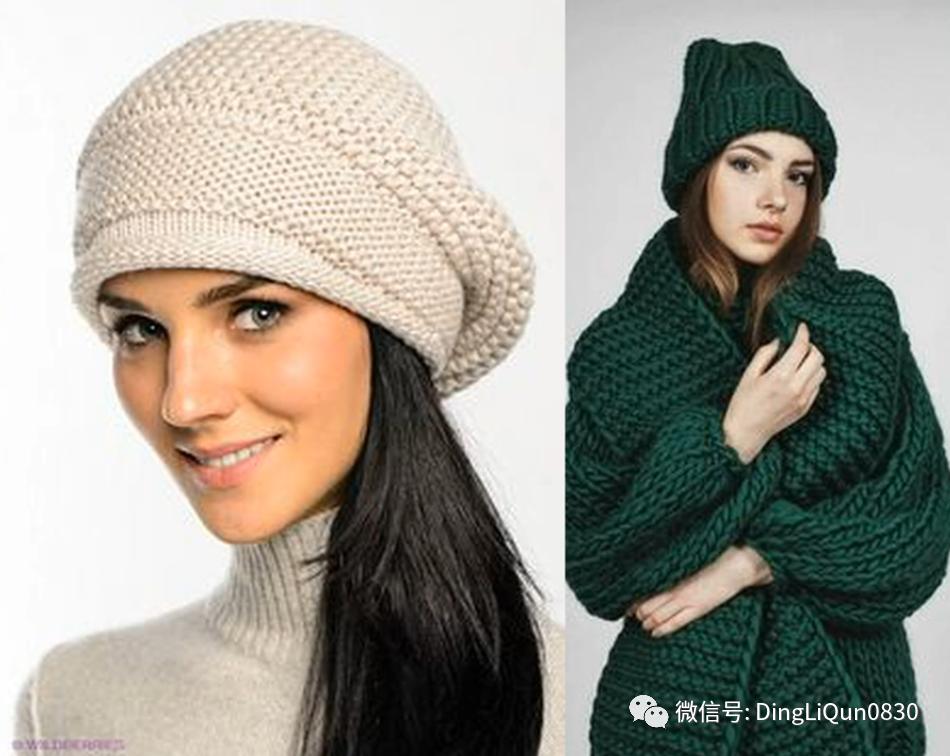 2021秋款毛线帽,2023年新款秋季针织帽造型
