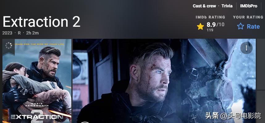 动作*片爽**续集来了！《惊天营救2》开分8.9，锤哥美队替身再合体