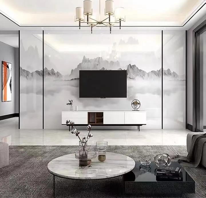 30款客厅背景墙效果图,客厅电视背景墙布
