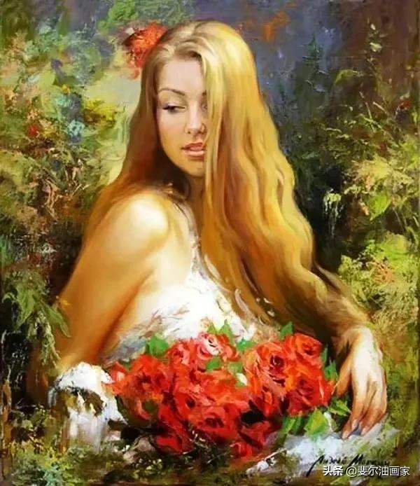 俄罗斯画家尼古拉油画风景作品,俄罗斯阿巴库莫夫油画作品欣赏