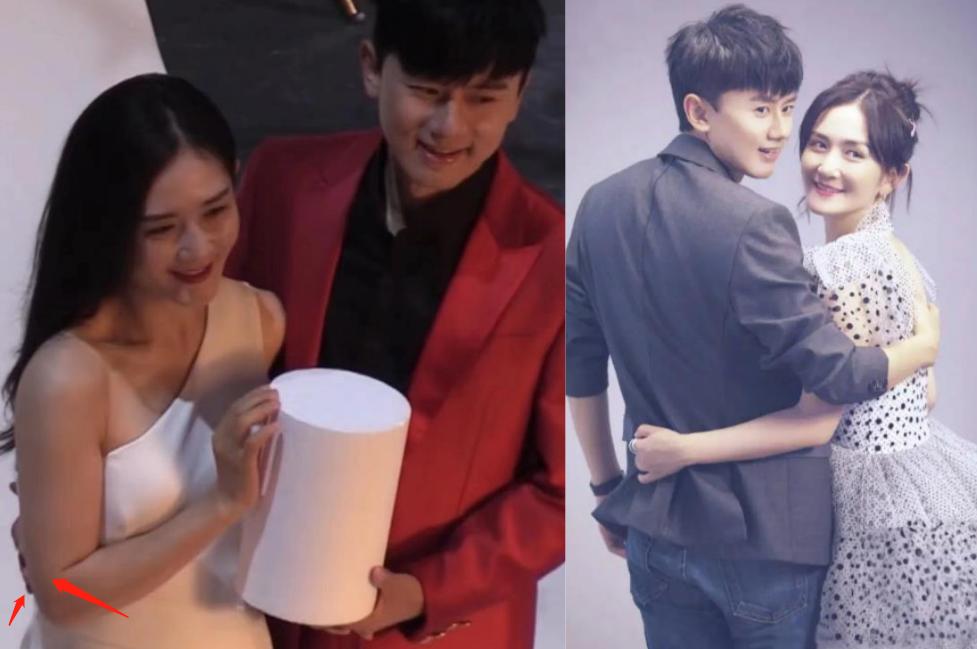 张杰演唱会一家三口亲吻,张杰谢娜一家五口现身游乐场