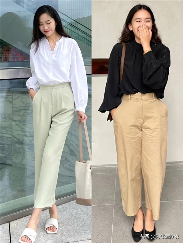 卡其色哈伦裤的十种搭配方法,卡布里裤适合人群