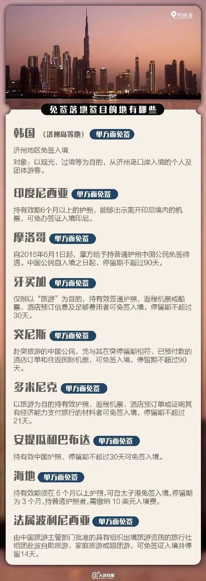 哪些地方对中国游客免签落地签,泰国将对中国游客免签要落地签吗