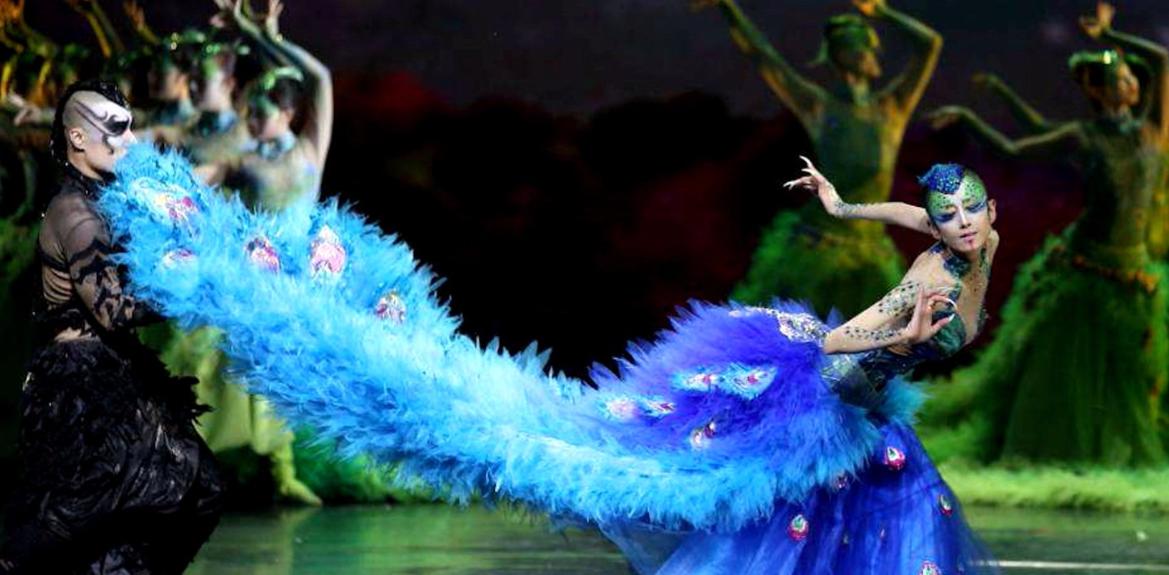 杨丽萍惊世作品,杨丽萍新作孔雀全视频