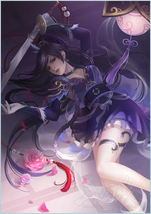 三国杀王异武将厉害吗,三国杀界王异美图