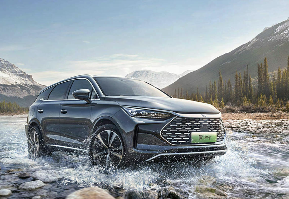 混动suv的天花板落地价,比亚迪唐dm-p中型suv