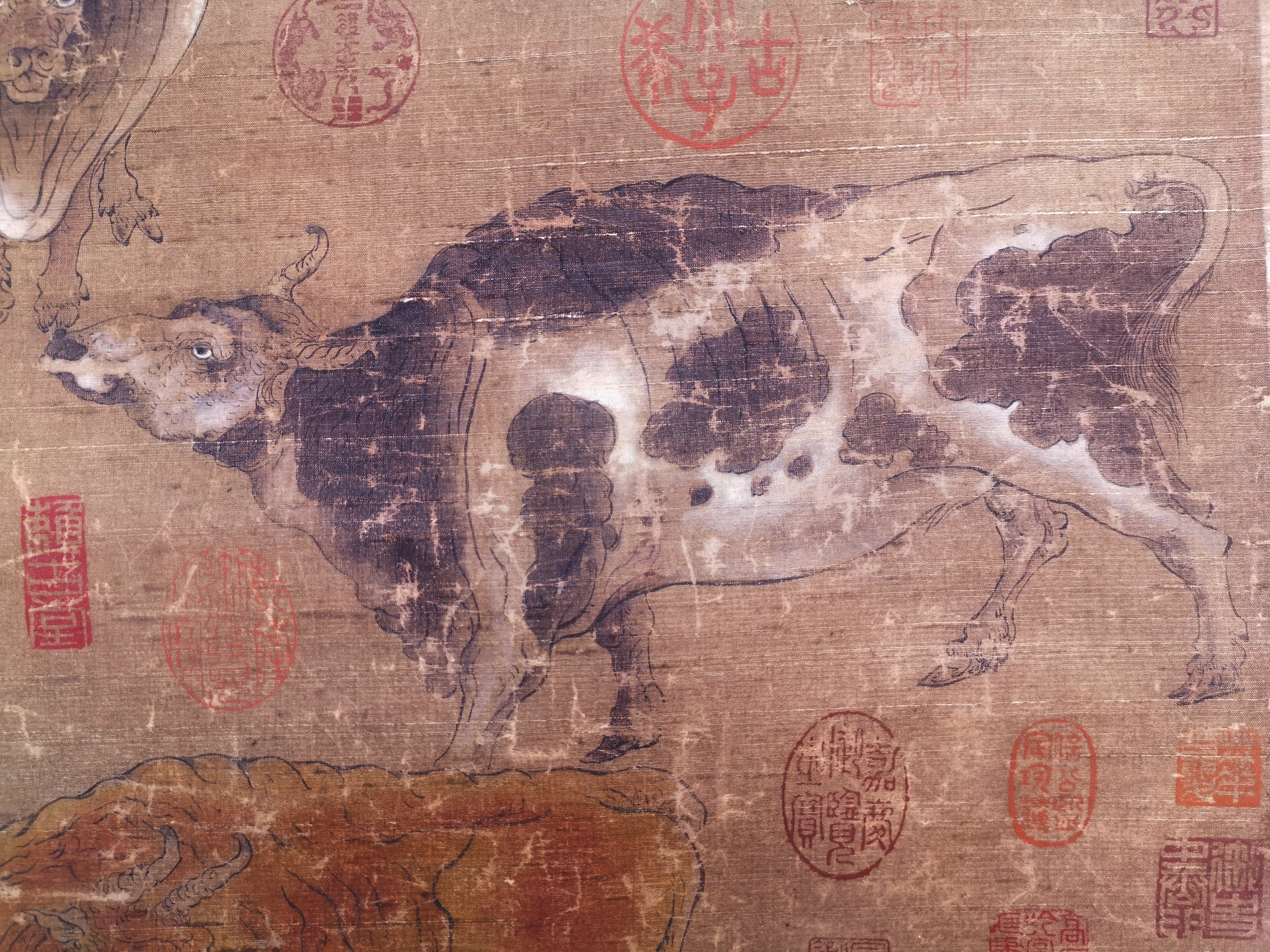 韩滉五牛图现存世有几幅,韩滉《五牛图》