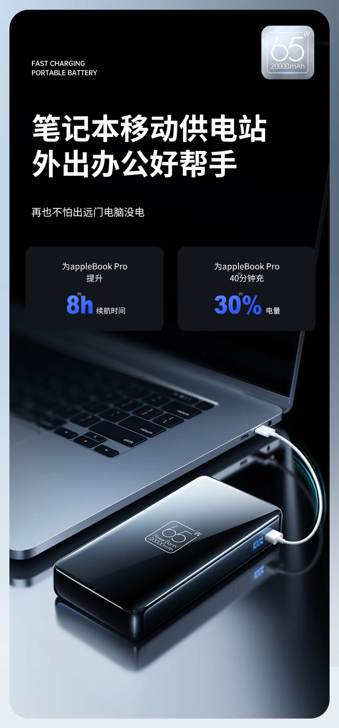 讯迪磁吸移动电源,讯迪旅行版移动电源