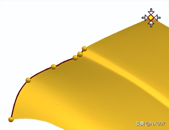 ug快速造面怎么做到延伸不变形,ug快速造面生成曲面