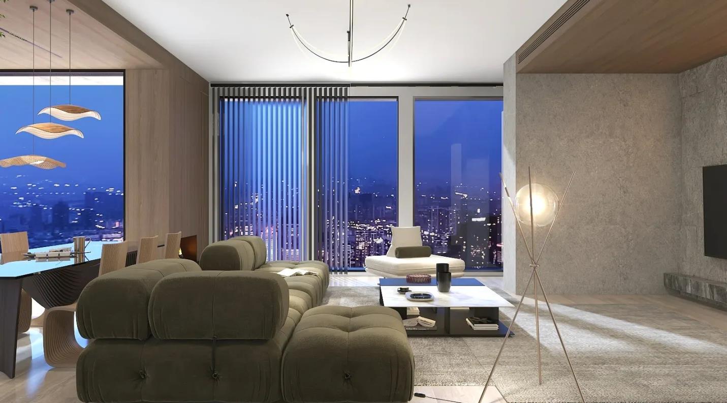 家装风格效果图大全轻奢110平,轻奢风格家装餐厅平面图