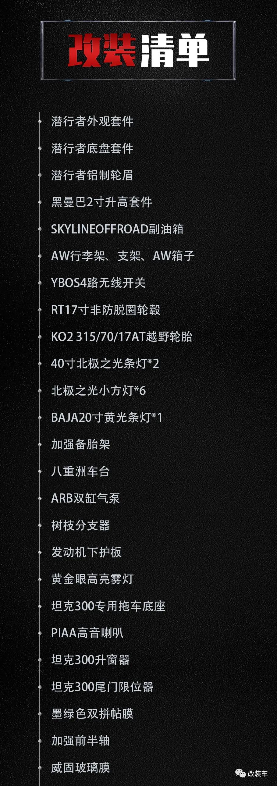 坦克300高颜值改装方案,坦克300改装回头率有多高