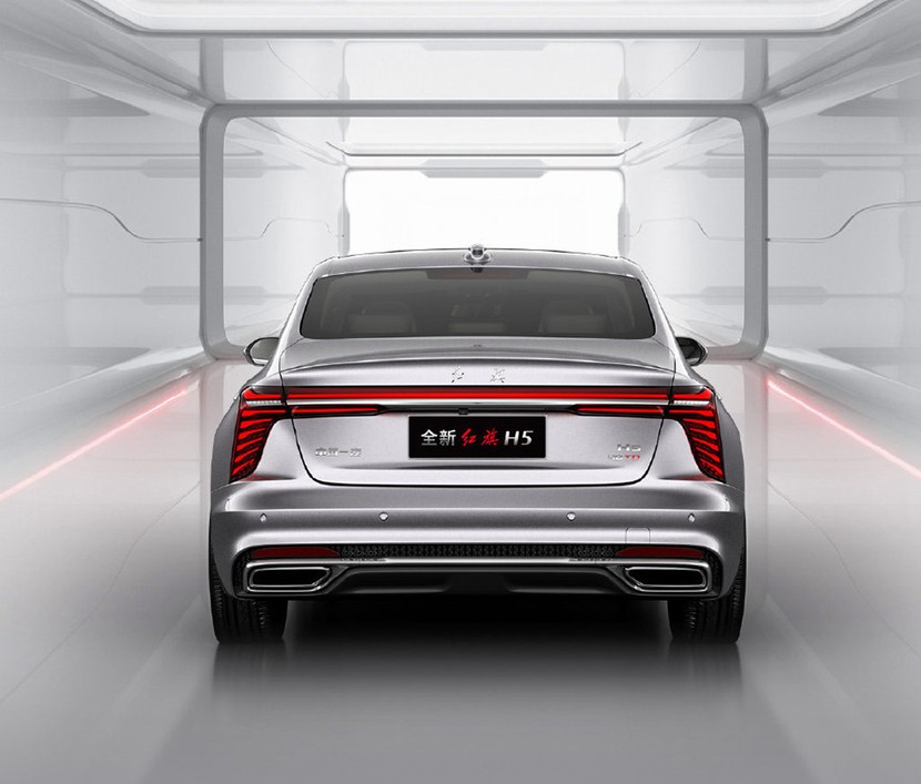 全新红旗h5实车现身,红旗h5新款是官车吗