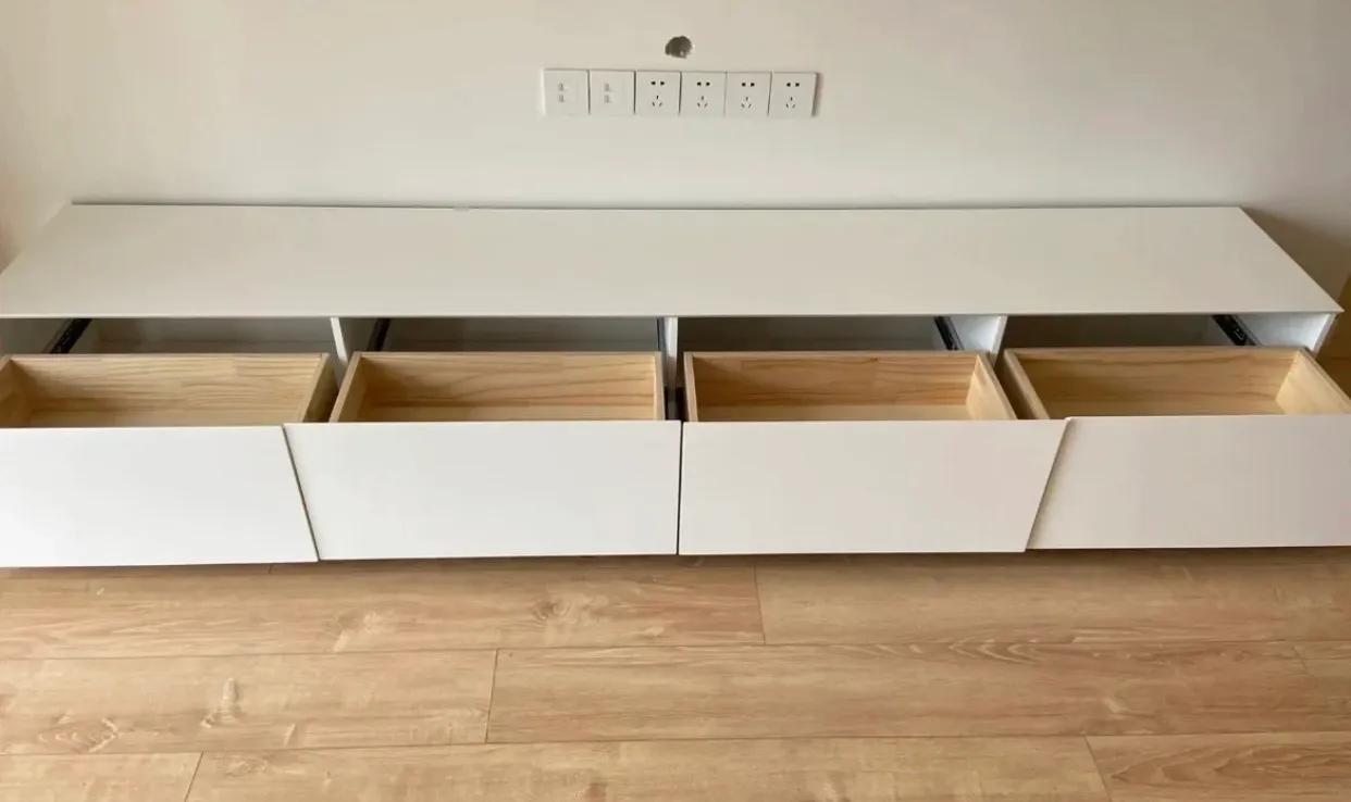 悬空电视柜和放地上的哪个更实用,地面电视柜和悬空电视柜