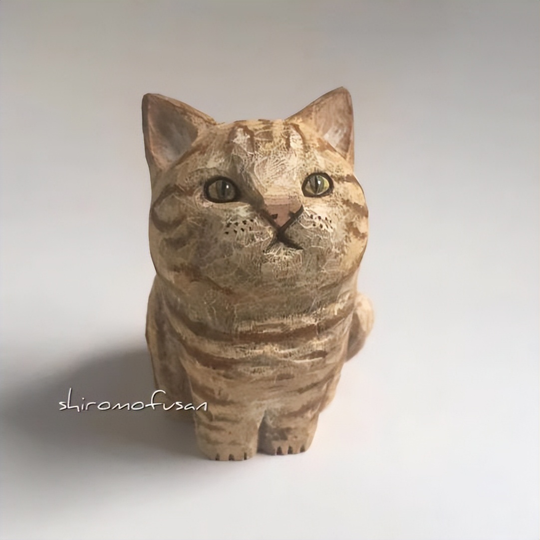 日本艺术家木雕猫,日本木雕猫艺术家