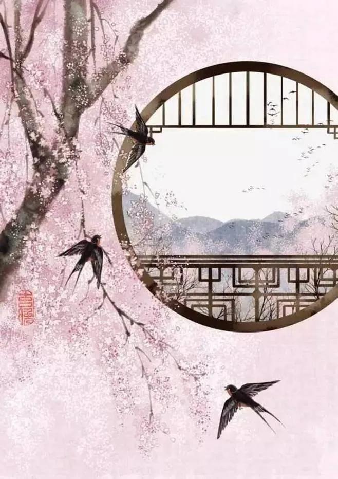 唯美古风意境手绘插画,唯美古风意境手绘头像