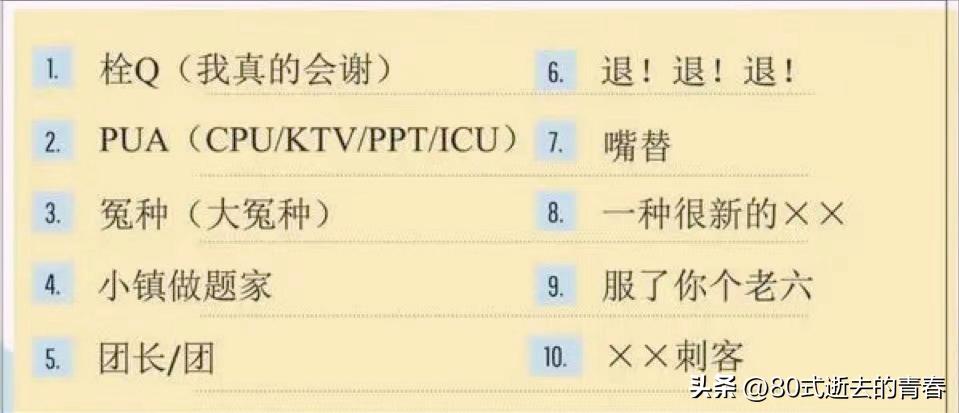 通俗网络术语,通俗易懂网络术语