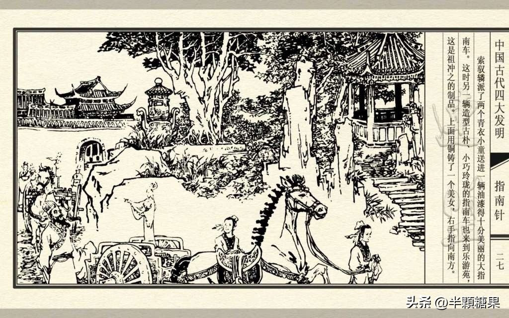 中国古代指南针简介,中国古代四大发明指南针选作