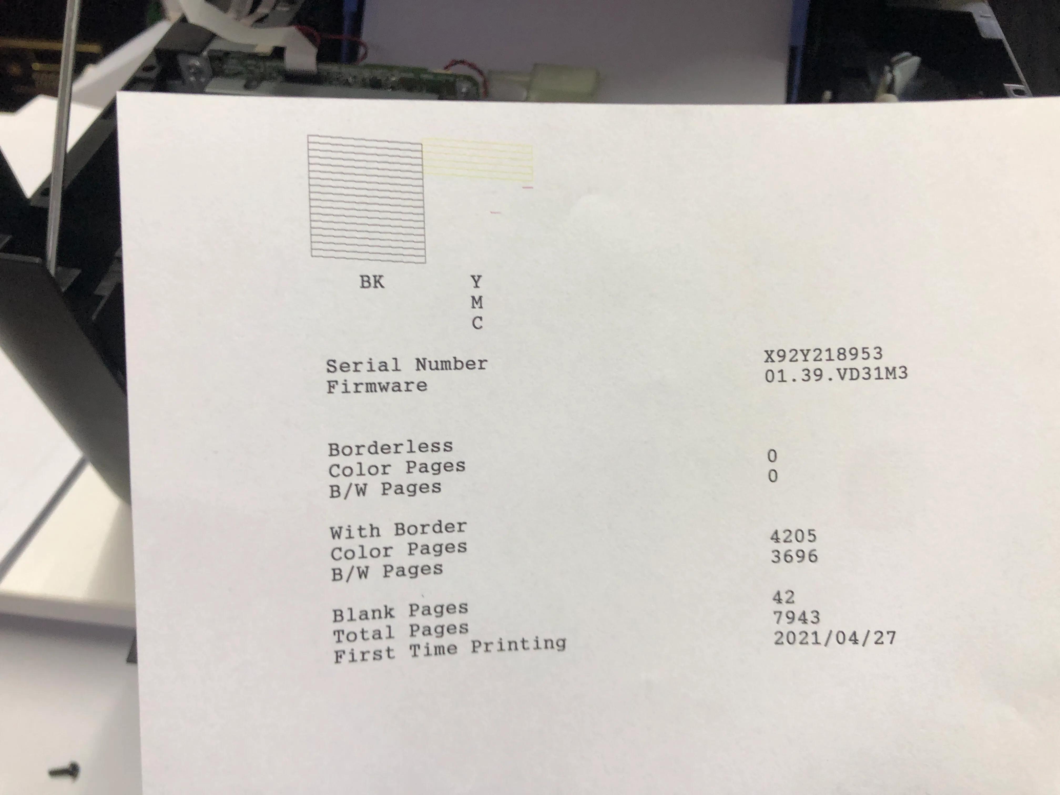 爱普生l3153墨水缺纸张灯闪烁,爱普生l3158打印不了彩色什么原因