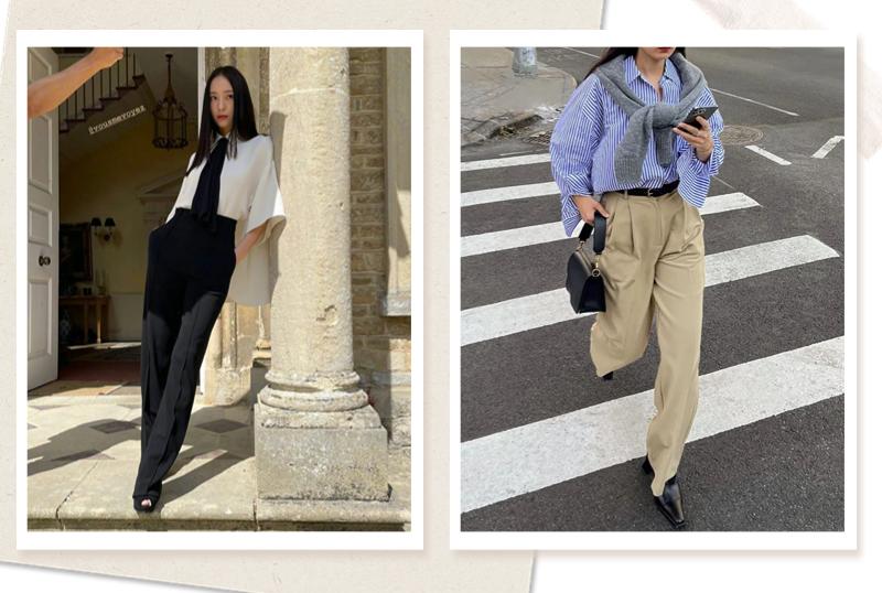 通勤裤子穿搭秋冬,夏季裤子通勤穿搭推荐