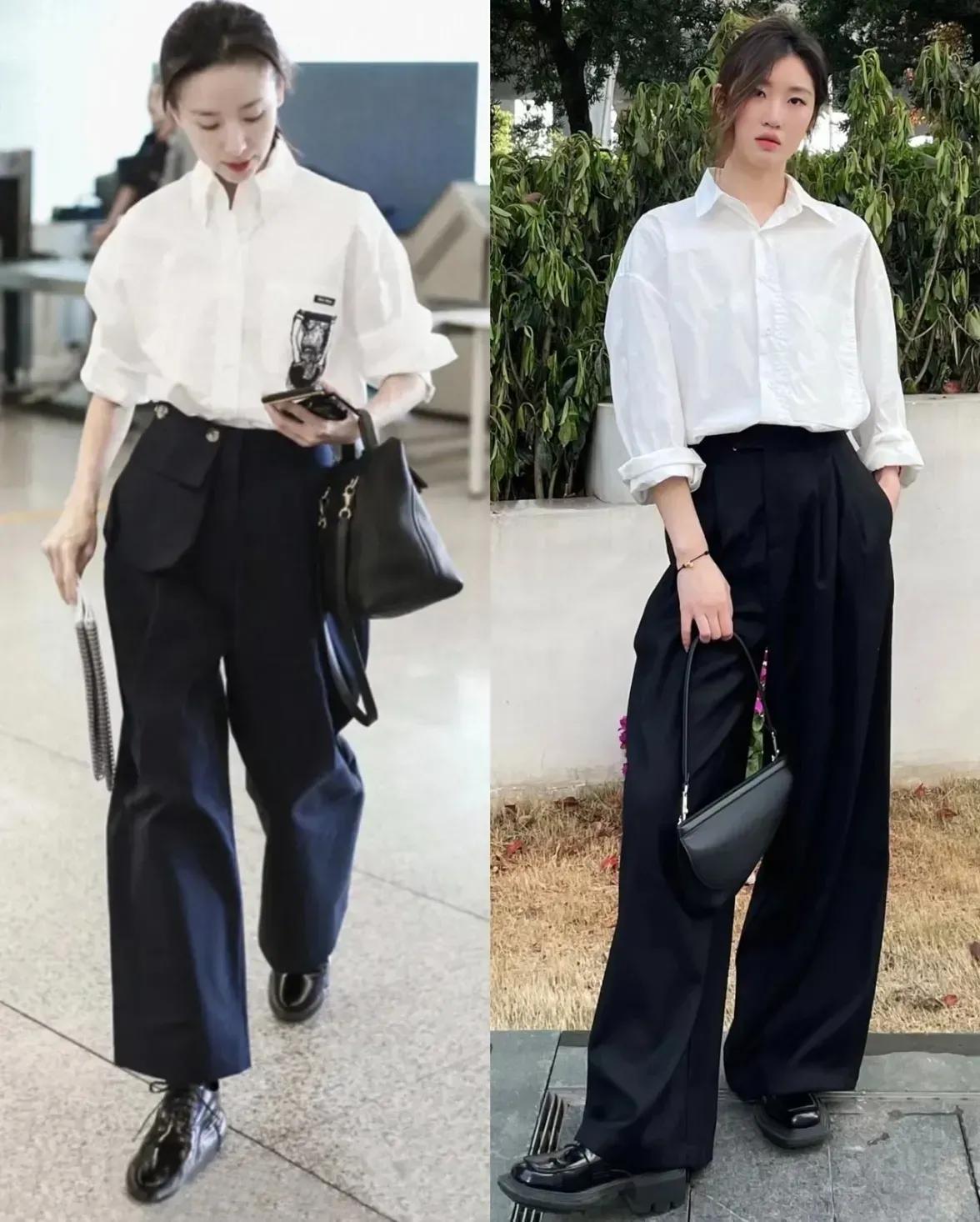 经典的白衬衫如何一衣多穿,白衬衫怎样穿出来时髦感