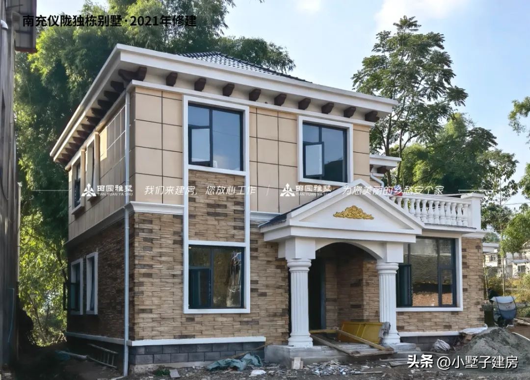 建一个房子一定要给老人住才是家,给爸妈盖一座中式房子