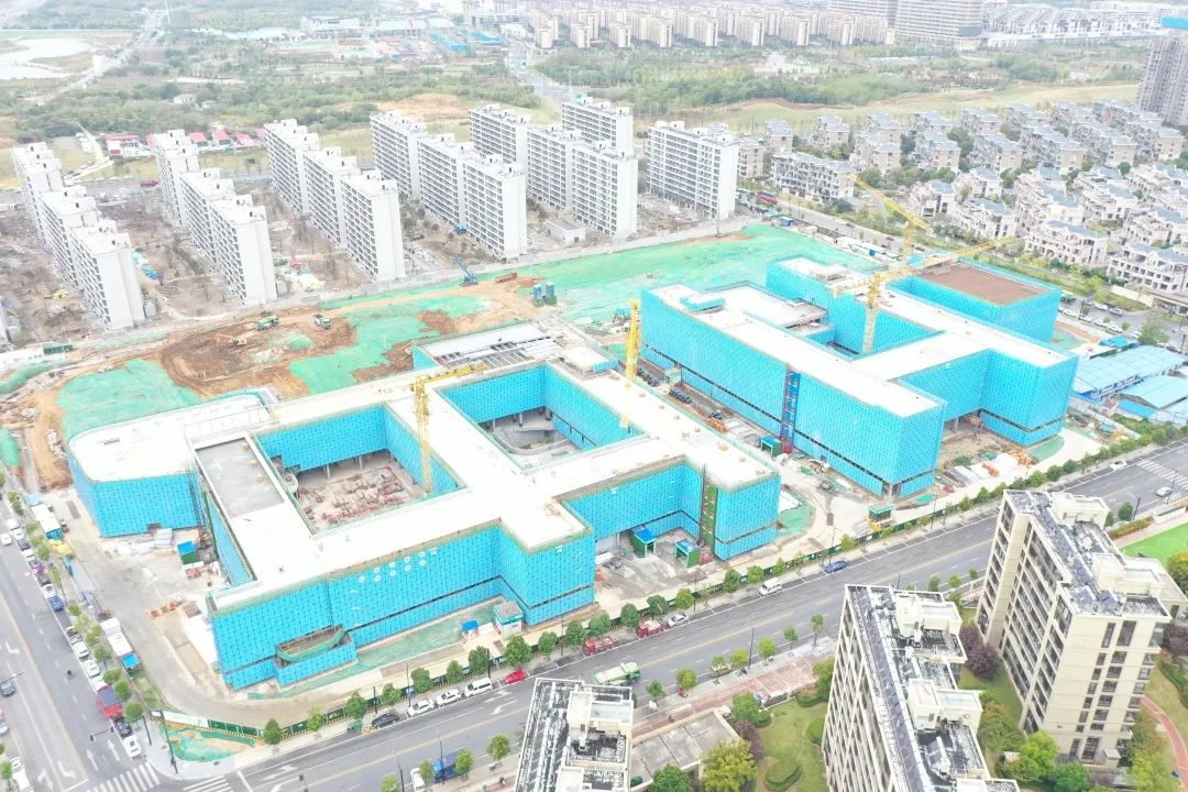 江北中心学校航拍,江北新建学校最新消息